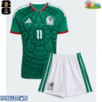 Mexico Santiago Gimenez #11 Hjemmedraktsett Barn VM 2026 Kortermet (+ Korte bukser)